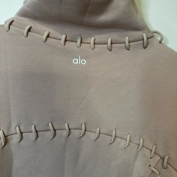 ALO Yoga Pink  Jacket with Stitch Accents - Picture 3 of 8